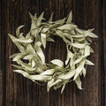 Flocked Herb Leaves Ring 3.5"  (Pack of 4)