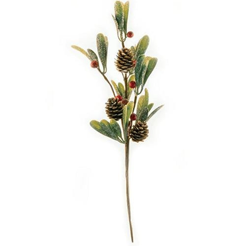 Merry Mistletoe Pick 14"  (Pack of 4)