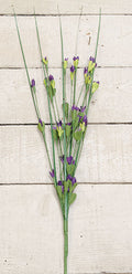Wild Blossoms Pick - Purple - 16" (Pack of 4)