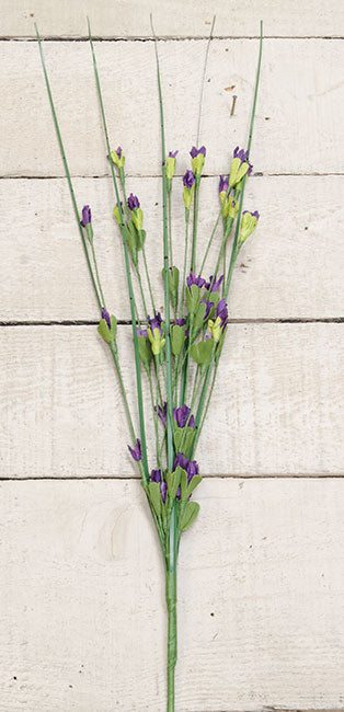 Wild Blossoms Pick - Purple - 16" (Pack of 4)
