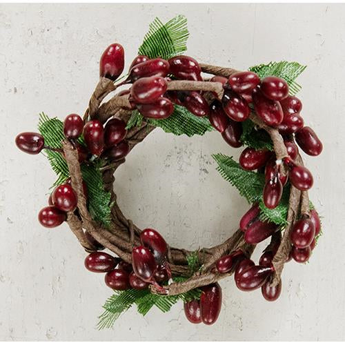 Mini Pip Berry Ring Burgundy 1"  (Pack of 4)