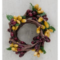 Mini Pip Berry Ring Burgundy and Old Gold 1"  (Pack of 4)