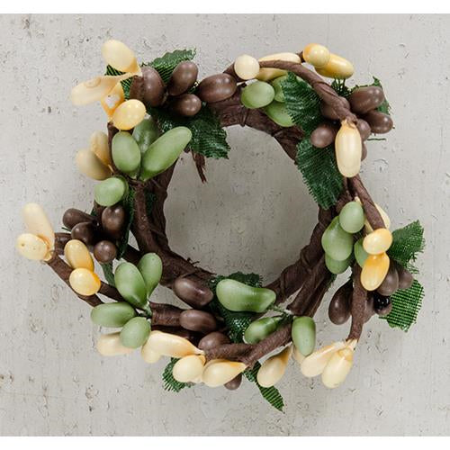 Mini Pip Berry Ring Coffee Bean Mix 1" (Pack of 4)