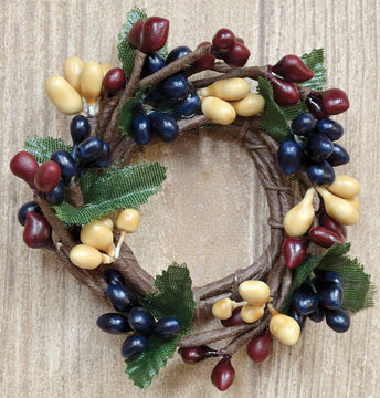 Mini Pip Berry Ring Colonial Mix 1" (Pack of 4)