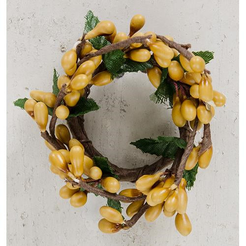Mini Pip Berry Ring Old Gold 1" (Pack of 4)