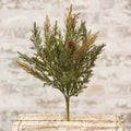 Prickly Pine Pick Moss Green 14" (Pack of 4)