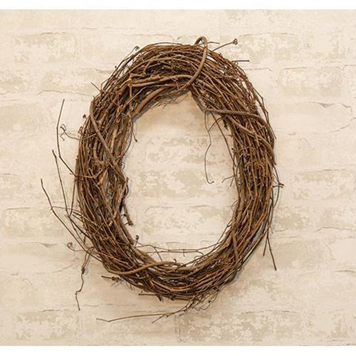 Oval Grapevine Wreath - 21" (Pack of 2)