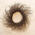 Gray & Black Pip Twig Wreath 22"