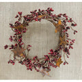 Pip Berry Ring With Stars Burgundy 4"  (Pack of 4)