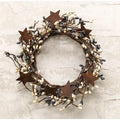 Pip Berry Ring With Stars Farmhouse Mix 4" (Pack of 4)