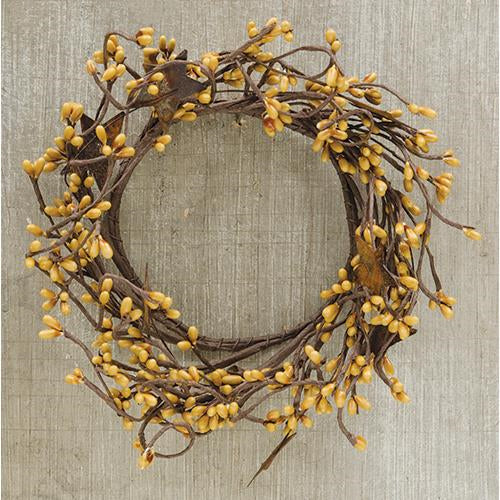 Pip Berry Ring With Stars Old Gold 4"  (Pack of 4)
