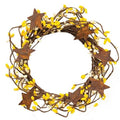Pip Berry Ring With Stars Yellow & Cream 4" (Pack of 4)