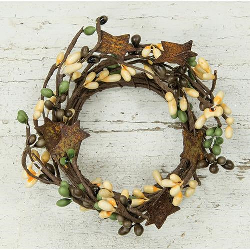 Pip Berry Ring With Stars Coffee Bean Mix 2" (Pack of 4)