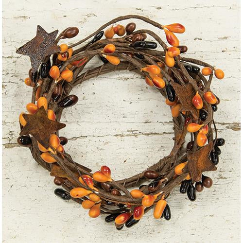 Pip Berry Ring With Stars Primitive Mix 2"    (Pack of 4)