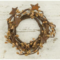 Pip Berry Ring With Stars Teastain 2" (Pack of 4)
