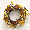 Pip Berry Ring With Stars Yellow & Cream 2" (Pack of 4)