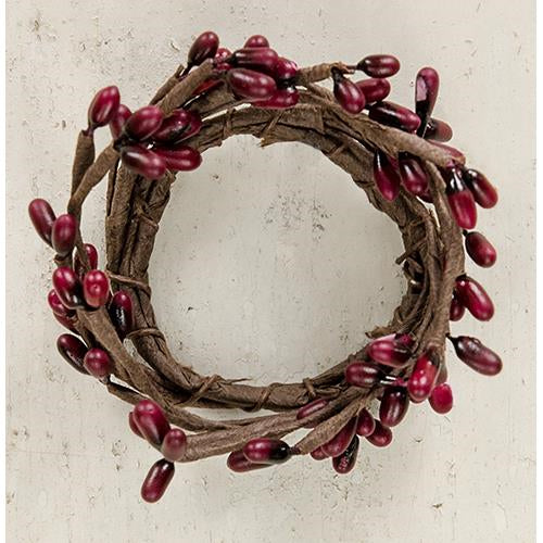 Mini Pip Berry Ring Burgundy 1.5" (Pack of 4)