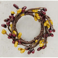 1.5" Burgundy/Gold Mini Pip Ring (Pack of 4)
