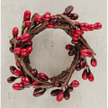 1.5" Red/Burgundy Mini Pip Ring (Pack of 4)