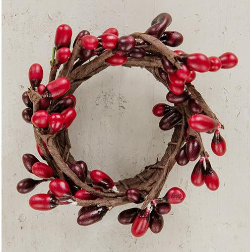 1.5" Red/Burgundy Mini Pip Ring (Pack of 4)