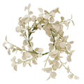 Foamy Silver Dollar Wreath Cream 16" (Pack of 2)