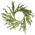 Foamy Willow Leaves Wreath 16" (Pack of 2)