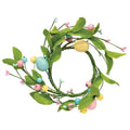 Easter Eggs & Herb Leaves Ring (Pack of 4)