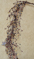 Pip Berry Garland With Stars Colonial Mix 40" (Pack of 2)