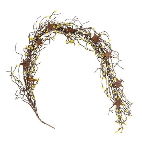Pip Berry Garland With Stars Spring Mix 40" (Pack of 2)