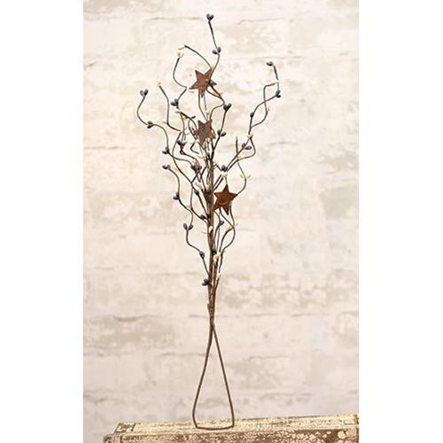 Farmhouse Mix Pip & Star Spray 24" (Pack of 4)
