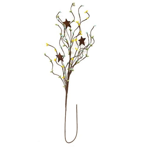 Spring Mix Pip & Star Spray 24" (Pack of 4)