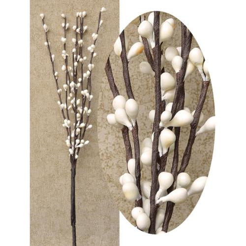 Pip Berry Pick Ivory 12"  (Pack of 4)