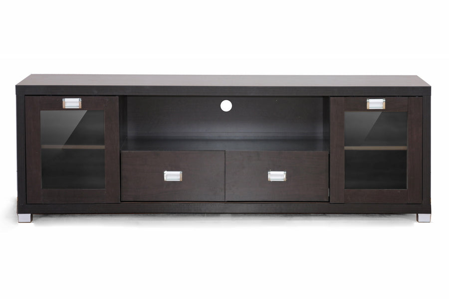 Baxton Studio Gosford Brown Wood Modern TV Stand