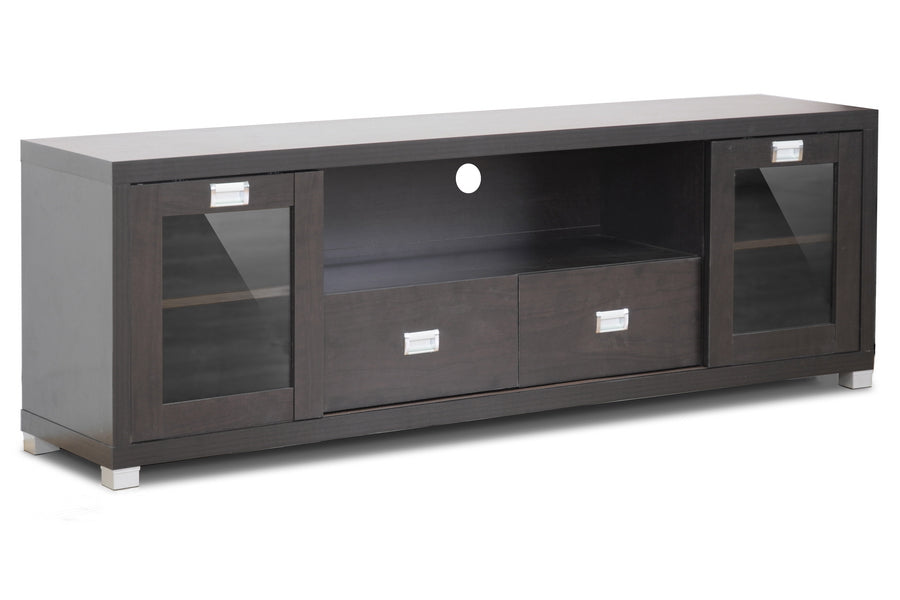 Baxton Studio Gosford Brown Wood Modern TV Stand