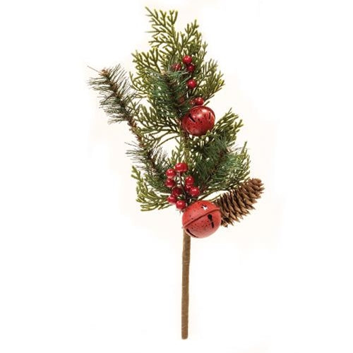 Jingle Pine Pick 16" (Pack of 4)
