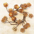 Gleaming Pinecone Ring 1.5"  (Pack of 4)