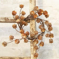 Gleaming Pinecone Candle Ring 3.5"  (Pack of 4)