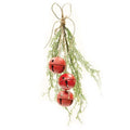 Ice Glazed Cedar Hanging Bush 15" (Pack of 2)