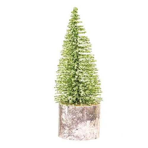 Iced Foxtail Pine Tree 6"  (Pack of 4)