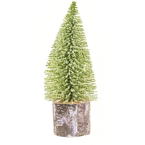 Iced Foxtail Pine Tree 8" (Pack of 4)