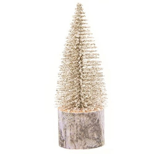 Snowy Foxtail Pine Tree 6"  (Pack of 4)