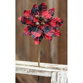 Small Lodge Poinsettia  (Pack of 4)