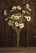 Cream Sunflower Bush  25" (Pack of 2)