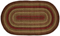 Cinnamon Oval Rug 3x5