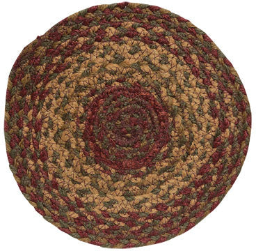 Cinnamon Braided Trivet  (Pack of 4)