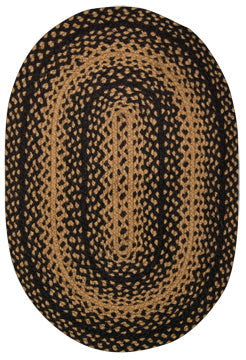 Braided Ebony Rug 20x30