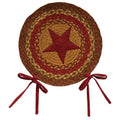 Cinnamon Star Braided Chair Pad 15" (Pack of 2)