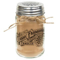 Peach Cobbler Classic Farmhouse Mason Jar Candle 14oz