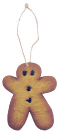 Gingerbread Man Ornament  (Pack of 4)