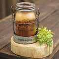 Pumpkin Spice 3 Layer Jar Candle w/Tin Holder 14oz